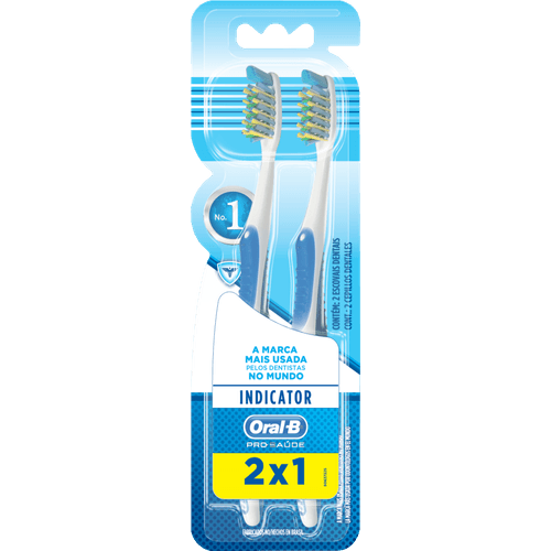 Escova-Dental-Macia-40--2x1-Oral-B-Pro-Saude-Indicator-2-Unidades Escova-Dental-Macia-40--2x1-Oral-B-Pro-Saude-Indicator-2-Unidades