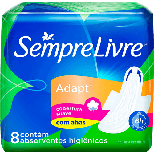 Absorvente-com-Abas-Suave-Sempre-Livre-Adapt-Pacote-8-Unidades