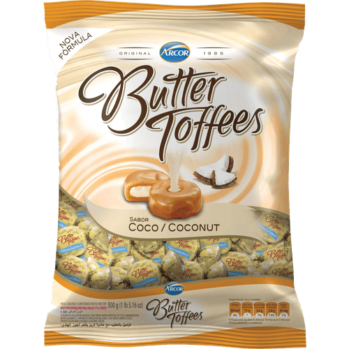 Bala-Rech-Butter-Toffees-500g-Coco Bala-Rech-Butter-Toffees-500g-Coco