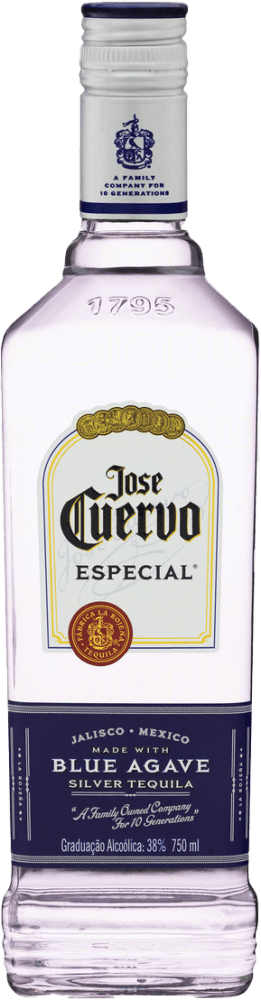Tequila Silver Jose Cuervo Especial Garrafa 750ml - Apoio Entrega V2
