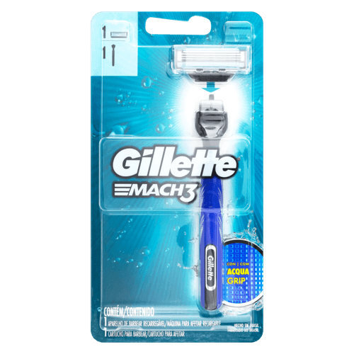 Aparelho-Recarregavel-e-Carga-para-Barbear-Gillette-Mach3