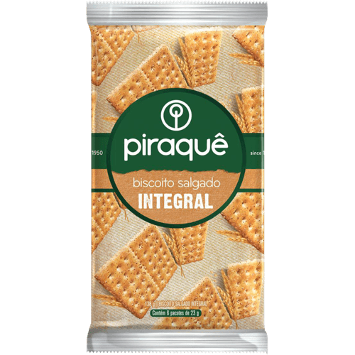 Biscoito-Integral-Piraque-Pacote-138g-6-Unidades Biscoito-Integral-Piraque-Pacote-138g-6-Unidades