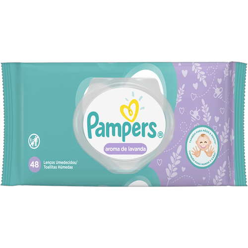 Lenco-Umedecido-Infantil-Lavanda-Pampers-Pacote-48-Unidades