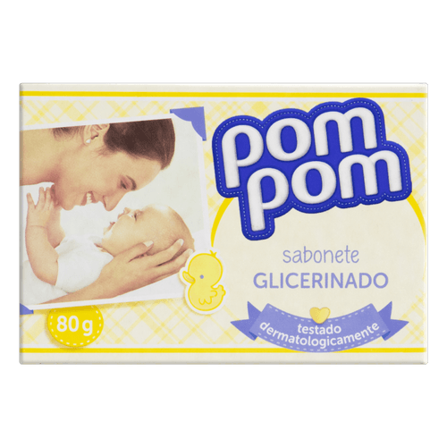 Sabonete-Infantil-em-Barra-Glicerinado-Vitamina-E-Pom-Pom-Caixa-70g