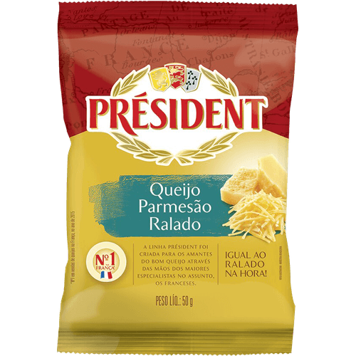 Queijo-Parmesao-Ralado-President-Pacote-50g Queijo-Parmesao-Ralado-President-Pacote-50g