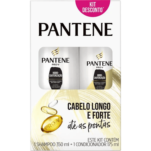 Kit-Shampoo-350ml---Condicionador-175ml-Pantene-Pro-V-Hidro-Cauterizacao