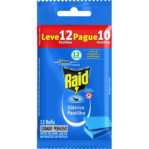 Repelente-Pastilha-Eletrico-12-Noites-Raid-Pacote-Leve-12-Pague-10-Unidades-Refil