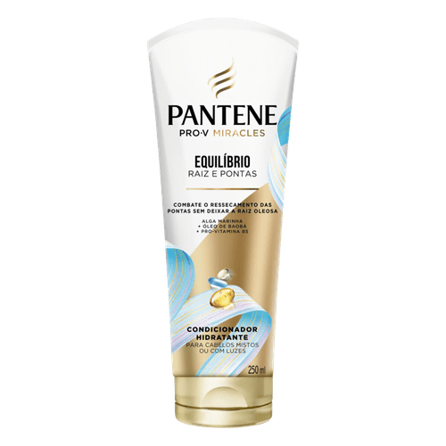Condicionador-Hidratante-Pantene-Pro-V-Miracles-Equilibrio-Raiz-e-Pontas-Bisnaga-250ml Condicionador-Hidratante-Pantene-Pro-V-Miracles-Equilibrio-Raiz-e-Pontas-Bisnaga-250ml