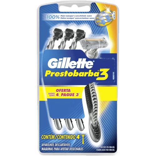 Aparelho-Descartavel-para-Barbear-Extra-Suave-Gillette-Prestobarba3-4-Unidades-Pague-Menos