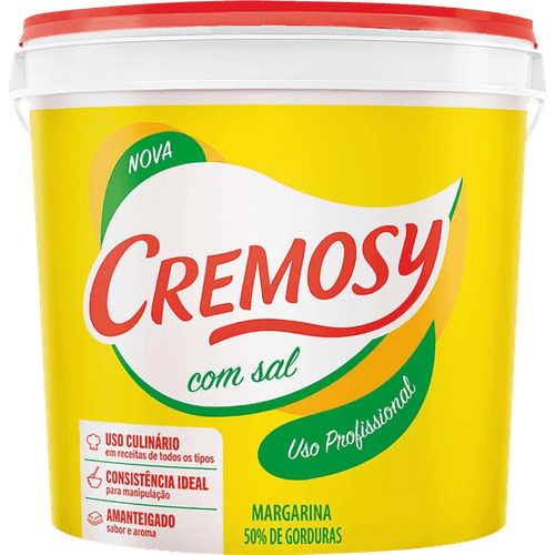 Margarina-Amanteigada-com-Sal-Cremosy-Uso-Profissional-Balde-145kg Margarina-Amanteigada-com-Sal-Cremosy-Uso-Profissional-Balde-145kg