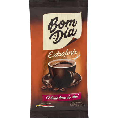 Cafe-Torrado-e-Moido-Extraforte-Bom-Dia-Pacote-500g Cafe-Torrado-e-Moido-Extraforte-Bom-Dia-Pacote-500g