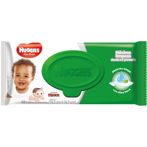 Toalha-Umedecida-Infantil-Disney-Baby-Huggies-Max-Clean-Pacote-48-Unidades