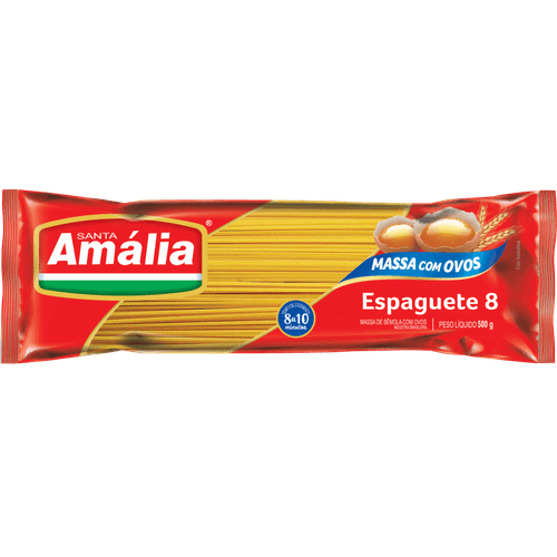 Massa-com-Ovos-Santa-Amalia-Espaguete-N°8-500-g