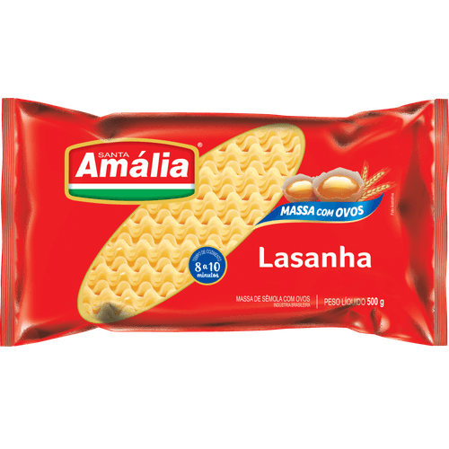 Massa-com-Ovos-para-Lasanha-Santa-Amalia-Pacote-500g Massa-com-Ovos-para-Lasanha-Santa-Amalia-Pacote-500g