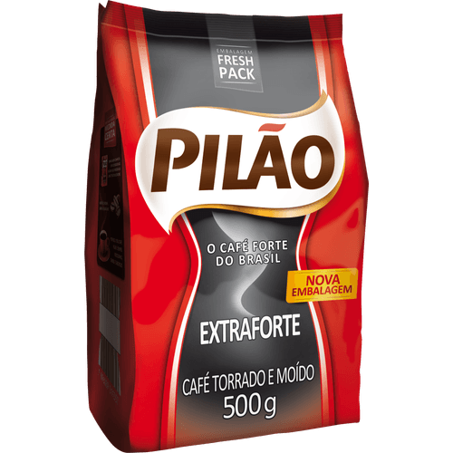 Cafe-Torrado-e-Moido-Extraforte-Pilao-Pacote-500g Cafe-Torrado-e-Moido-Extraforte-Pilao-Pacote-500g