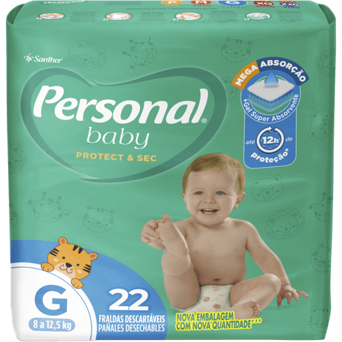 Fralda-Descartavel-Personal-Baby-Protect---Sec-G-22-Unidades