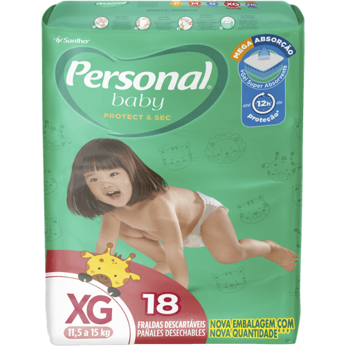 Fralda-Descartavel-Personal-Baby-Protect---Sec-XG-18-Unidades