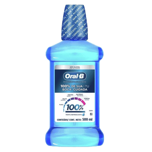 Enxaguante-Bucal-com-Fluor-Zero-Alcool-Menta-Refrescante-4-em-1-Oral-B-Complete-Limpeza-Profunda-Frasco-Leve-500ml-Pague-300ml