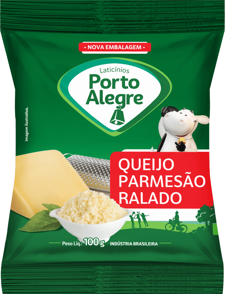 Queijo Parmesão Ralado Porto Alegre Pacote 100 g