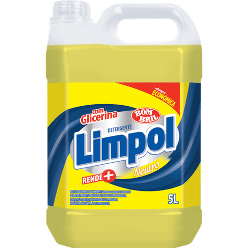 Detergente-Liquido-Neutro-com-Glicerina-Limpol-Galao-5l-Embalagem-Economica Detergente-Liquido-Neutro-com-Glicerina-Limpol-Galao-5l-Embalagem-Economica