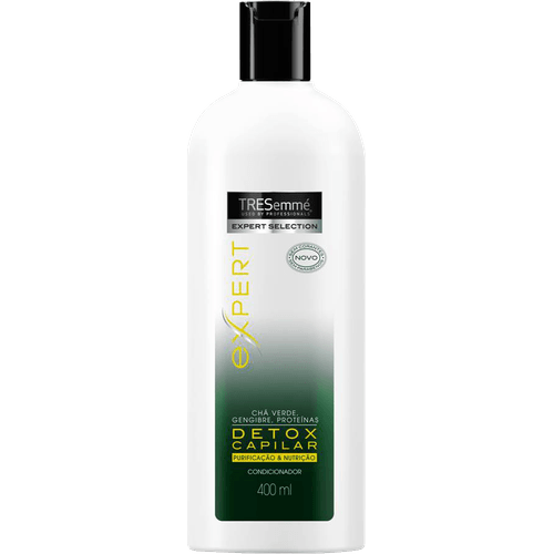 Condicionador-Matcha-e-Extrato-de-Gengibre-Tresemme-Detox-Capilar-Frasco-400ml Condicionador-Matcha-e-Extrato-de-Gengibre-Tresemme-Detox-Capilar-Frasco-400ml