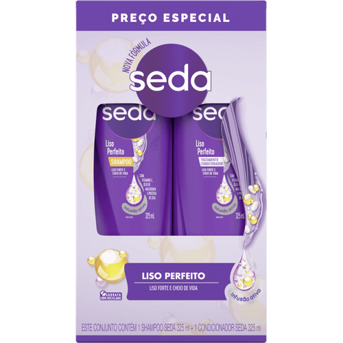 Kit-Shampoo---Condicionador-Seda-Liso-Perfeito-325ml-Cada-Preco-Especial