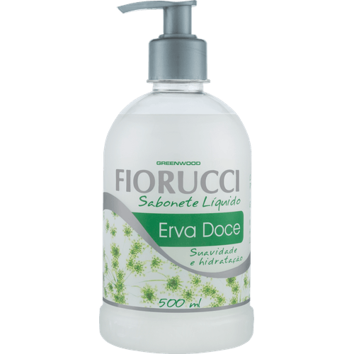 Sabonete-Liquido-Suavidade---Hidratacao-Erva-Doce-Fiorucci-Frasco-500ml Sabonete-Liquido-Suavidade---Hidratacao-Erva-Doce-Fiorucci-Frasco-500ml