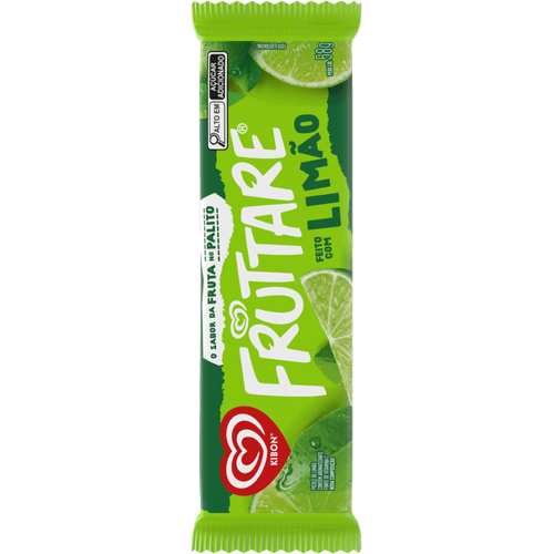 Picole-Limao-Kibon-Fruttare-Pacote-58g Picole-Limao-Kibon-Fruttare-Pacote-58g