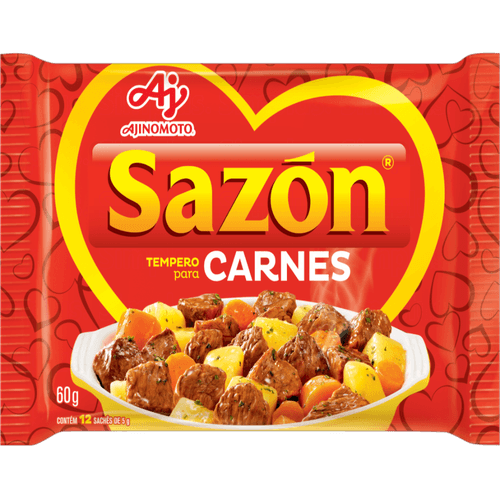 Tempero-Po-para-Carnes-Sazon-Pacote-60g-12-Unidades-5g-Cada