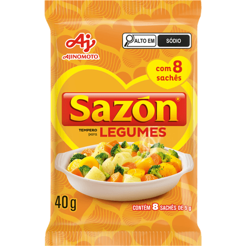 Tempero-Po-para-Legumes-Sazon-Pacote-40g-8-Unidades-de-5g-Cada Tempero-Po-para-Legumes-Sazon-Pacote-40g-8-Unidades-de-5g-Cada