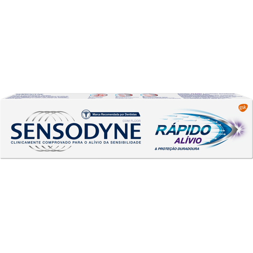 Creme-Dental-com-Fluor-Original-Sensodyne-Rapido-Alivio---Protecao-Duradoura-Caixa-90g Creme-Dental-com-Fluor-Original-Sensodyne-Rapido-Alivio---Protecao-Duradoura-Caixa-90g