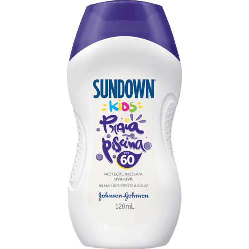 Protetor-Solar-Infantil-FPS-60-Sundown-Praia-e-Piscina-Kids-Frasco-120ml Protetor-Solar-Infantil-FPS-60-Sundown-Praia-e-Piscina-Kids-Frasco-120ml