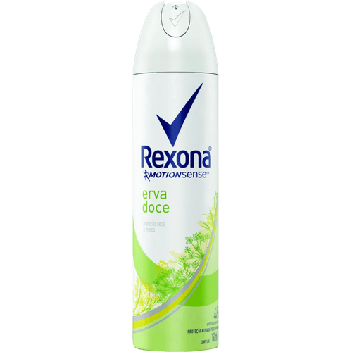 Antitranspirante-Aerossol-Erva-Doce-72h-Rexona-150ml-Spray Antitranspirante-Aerossol-Erva-Doce-72h-Rexona-150ml-Spray