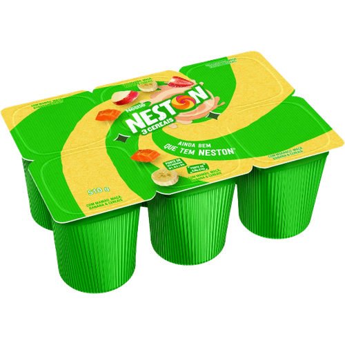 Iogurte-Nestle-Neston®-Polpa-de-Mamao-Maca-e-Banana-510G-com-6-unidades Iogurte-Nestle-Neston®-Polpa-de-Mamao-Maca-e-Banana-510G-com-6-unidades