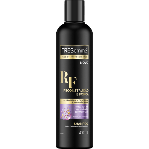 Shampoo-Colageno-e-Arginina-Tresemme-Reconstrucao-e-Forca-Frasco-400ml Shampoo-Colageno-e-Arginina-Tresemme-Reconstrucao-e-Forca-Frasco-400ml