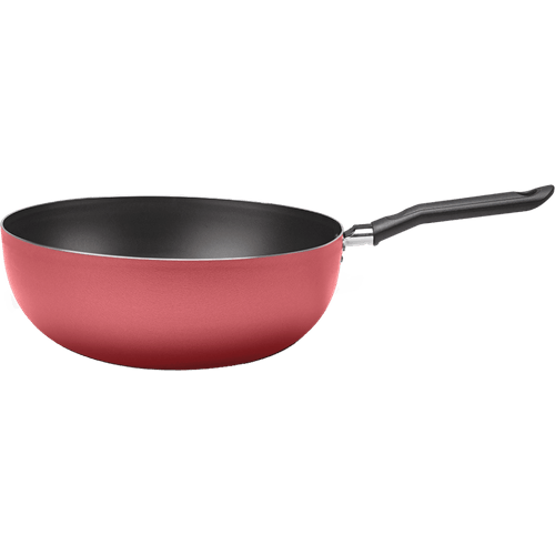 FRIGIDEIRA-WOK-FUN-BRINOX-24CM-CEREJA