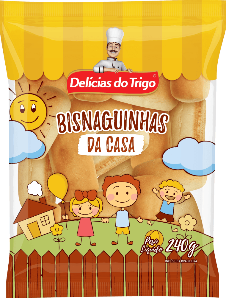 Bisnaguinha Delícias do Trigo da Casa 240