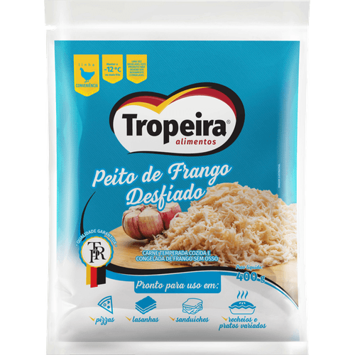 File-de-Peito-de-Frango-Tropeira--Desfiado-Temperado-Congelado-400-g File-de-Peito-de-Frango-Tropeira--Desfiado-Temperado-Congelado-400-g