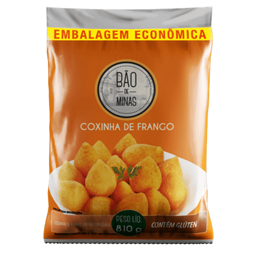 Coxinha-Bao-De-Minas-810g-pc-Frango Coxinha-Bao-De-Minas-810g-pc-Frango