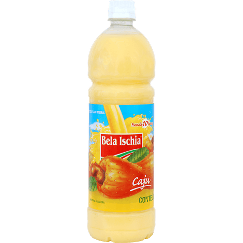 Suco-Concentrado-Liquido-para-Refresco-de-Fruta-Caju-Bela-Ischia-Garrafa-1l Suco-Concentrado-Liquido-para-Refresco-de-Fruta-Caju-Bela-Ischia-Garrafa-1l