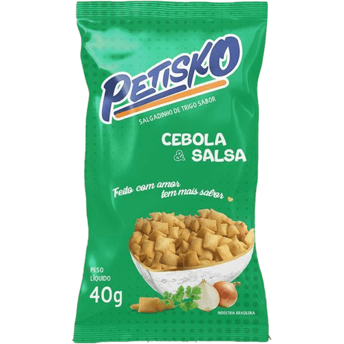 Salgadinho-Petisko-Cebola-e-Salsa-40g Salgadinho-Petisko-Cebola-e-Salsa-40g