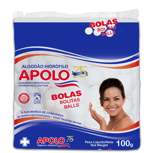 Algodao-Em-Bola-Apolo-100g-Branca-Unit Algodao-Em-Bola-Apolo-100g-Branca-Unit