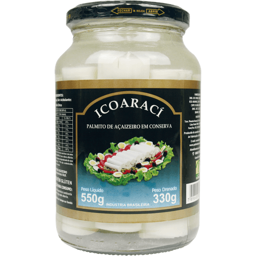Palmito-Acai-Inteiro-Icoaraci-Lata-450-g Palmito-Acai-Inteiro-Icoaraci-Lata-450-g