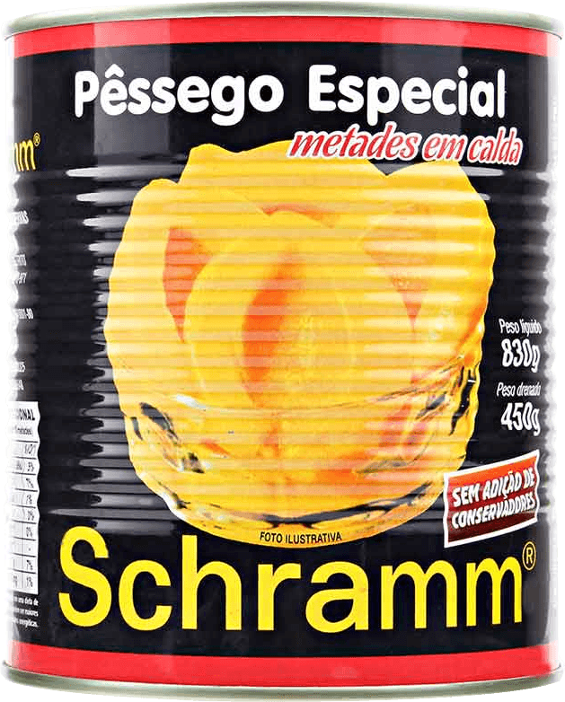Pêssego em Calda Schramm 440g