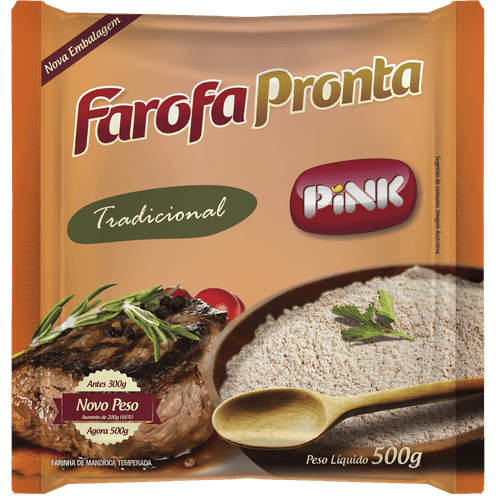 FAROFA-PINK-500G-PC-TRAD FAROFA-PINK-500G-PC-TRAD
