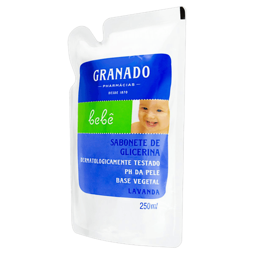 Sabonete-Liquido-de-Glicerina-Lavanda-Granado-Bebe-Sache-250ml-Refil Sabonete-Liquido-de-Glicerina-Lavanda-Granado-Bebe-Sache-250ml-Refil