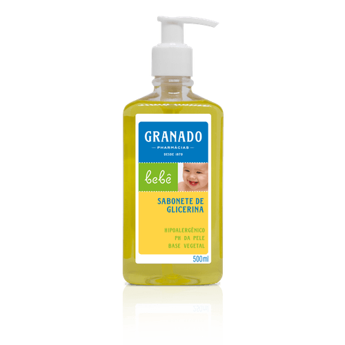 Sabonete-Liquido-de-Glicerina-Granado-Bebe-Frasco-500ml Sabonete-Liquido-de-Glicerina-Granado-Bebe-Frasco-500ml