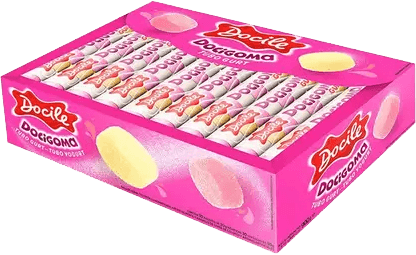 Bala de Goma Docile Tubo Iogurte 900g
