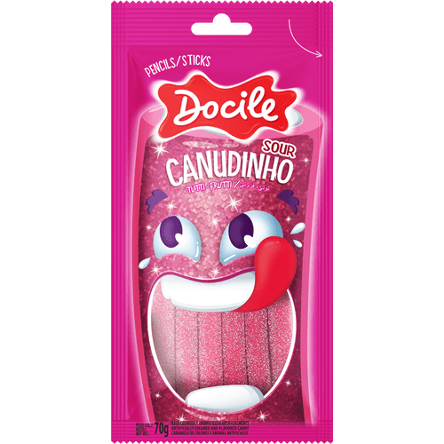 Bala-de-Gelatina-Docile-Canudinho-Tuti-Fruti-Citrico-70g Bala-de-Gelatina-Docile-Canudinho-Tuti-Fruti-Citrico-70g