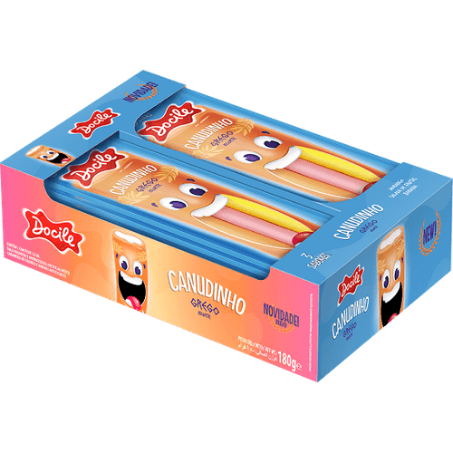 Bala-de-Gelatina-Docile-Canudinho-Iogurte-Grego-180g Bala-de-Gelatina-Docile-Canudinho-Iogurte-Grego-180g